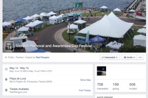 Lionfish Removal and Awareness Day Festival, May 2016, Pensacola Florida